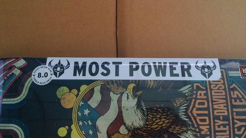 Harley Davidson Skateboard Skate Deck Deadstock New Dark Star - Picture 7 of 10