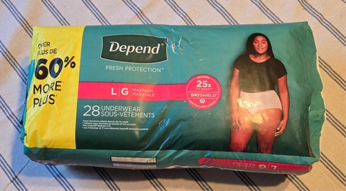 Depend Fresh Protection Adult Incontinence & Postpartum Underwear Variation - Picture 2 of 12
