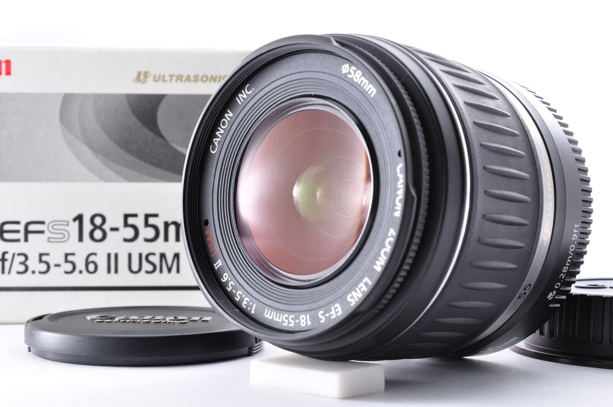 Canon EF-S 18-55mm F3.5-5.6 II USM Zoom Lens w/Box [Mint