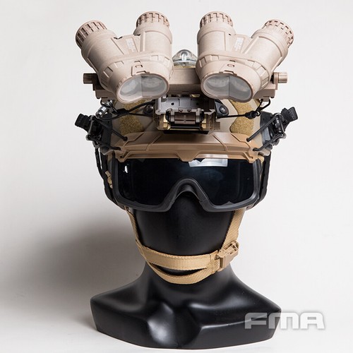 FMA Safety Goggles For Tactical Helmet Protective Glasses Anti Fog Dust Airsoft - Picture 7 of 22