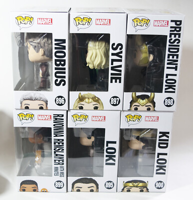 LOKI SERIES FIGURE SET Funko Pop Lot Marvel Disney Plus Kid