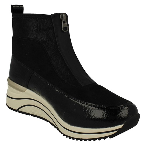 Mujer Remonte 'D0t71' Informal con Cremallera Botines de Cuña - Extra Ancho - Imagen 5 de 18