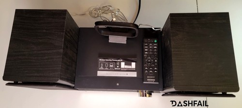 Sony Bluetooth Micro Music CD System Stereo HCD-SBT100 - With Remote + Antenna - Picture 2 of 10