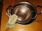 Thirstystone Urban Farm Sm. & LG. Balti Dish w/ Handles ~ Copper  ~ NWT
