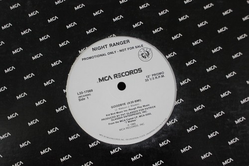 Night Ranger PROMO 12" Single Goodbye 3:52 / 4:20 Cover VG Vinyl VG+ - Picture 2 of 3