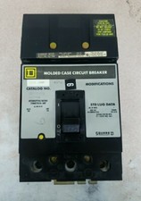 1) SQUARE D Q232225 225 AMP I-LINE CIRCUIT BREAKER 3 POLE 240 VAC 10KA