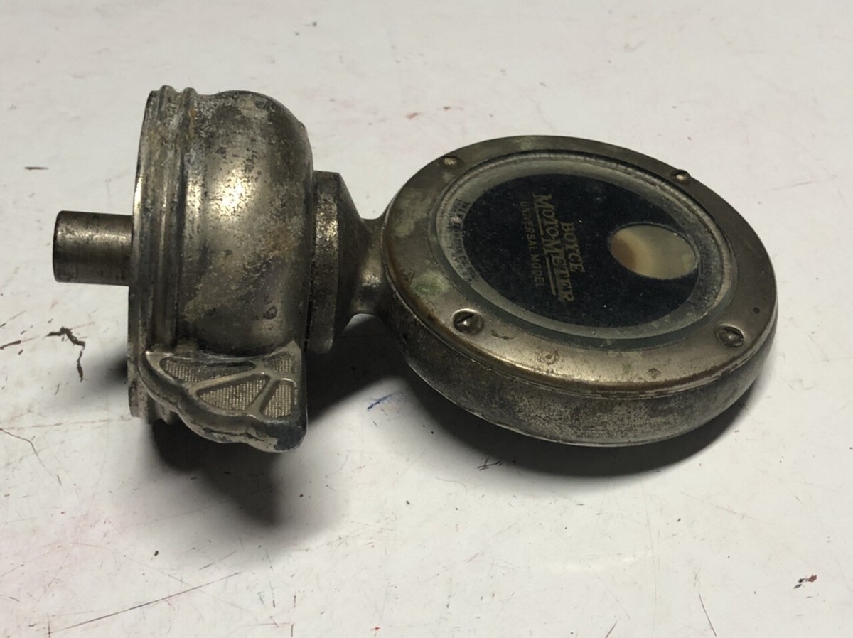 BoyceMotometerボイスモトメーターウィングキャップ1910s Vintage Boyce Moto Meter Radiator Cap With Wings