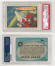 1958 Space Cards #18 England UK A&BC = PSA 7 = Outer Space