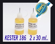 60 ml / 2 Oz. NEEDLE TIP BOTTLE KESTER 186 Rosin Soldering Liquid  Flux NO CLEAN