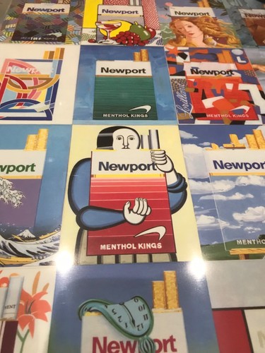 Paul Giovanopoulos Homenaje a Lorillard Newport,Kent,True Cig Packs Litografía - Imagen 14 de 21