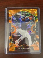 2021 FOTL Panini Select Baseball Yordan Alvarez #2/18 SSP Orange Pulsar Prizm