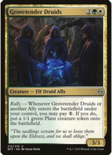 Grovetender Druids Zendikar Foil Holo - MTG Magic the Gathering - NM