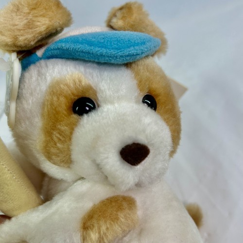 Plush Puppy Dog Russ Berrie & Co. Scampy 7" Vintage Luv Pets with Tags - Picture 15 of 19