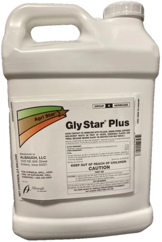 Gly Star Plus Herbicide 2.5 Gals (41% Glyphosate w/ surfactant, generic Roundup)