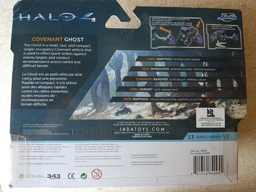 HALO 4 COVENANT GHOST ELITE ZEALOT IMPERIAL GRUNT S1 SERIES - Picture 2 of 3