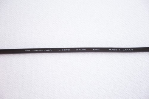 Canare L-5CFB High-End Audio Video 75ohm Coaxial Cable, Sold Per Meter (3.28 ft) - Picture 2 of 3