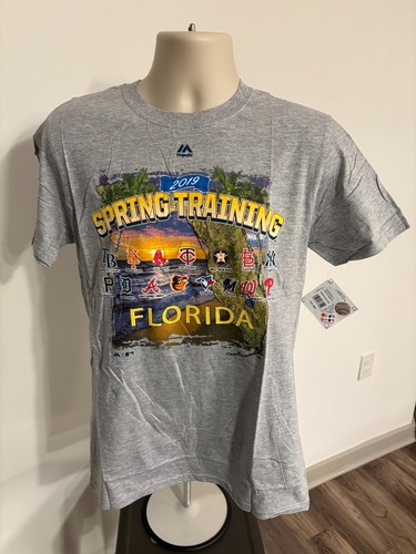 MAJESTIC 2019 SPRING TRAINING BASEBALL HERREN T-SHIRT MEDIUM MLB - Bild 1 von 3