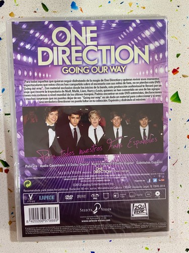 ONE DIRECTION DVD NUEVO PRECINTADO - GOING OUR WAY - ESPAÑOL INGLES - Imagen 3 de 4