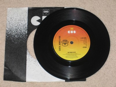 EARTH WIND & FIRE SATURDAY NITE 7" classic non-album B ...