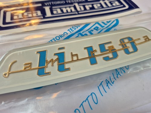CASA LAMBRETTA LI 125 HECKRAHMEN BADGE - Bild 2 von 3