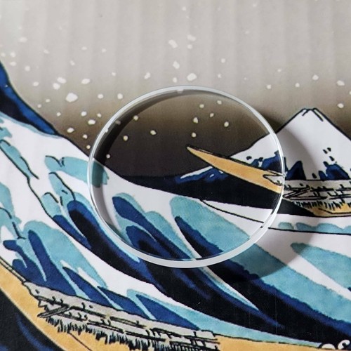 Crystal SKX Flat Non-AR Very Slight Bevel SEIKO SKX007 SKX009 SAPPHIRE - Picture 2 of 3