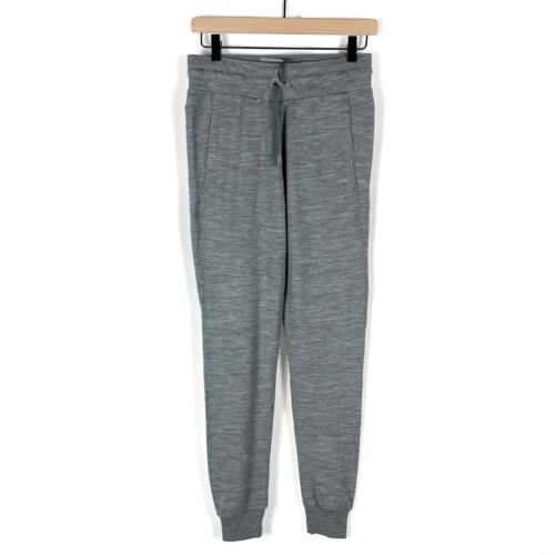 Icebreaker Crush Pants Grey Heather Joggers Wool Pull On Drawstring Sz XS Women