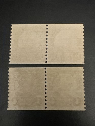 US Stamps Coil Pairs Scott #686-87 MNH 1930 - Picture 2 of 2