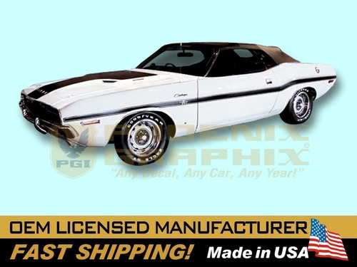 1970 Dodge Challenger Stripes Decals Graphics Kit COMPLETE! - 第 1/1 張圖片
