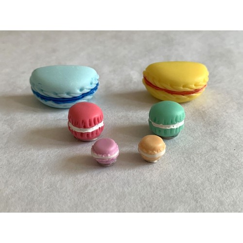Sets of 6 Colorful Macaron Fridge Magnets In Various Sizes - Fun And Colorful! - Picture 8 of 14