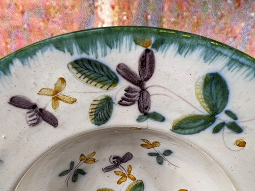 Bartschale rund aus Mardersteingut Tolsane Blumendekor Blume - Bild 5 von 11