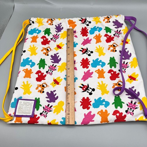 Little Miss Matched Disney String Bag Backpack Drawstring Minnie & Friends Cinch - Picture 3 of 18