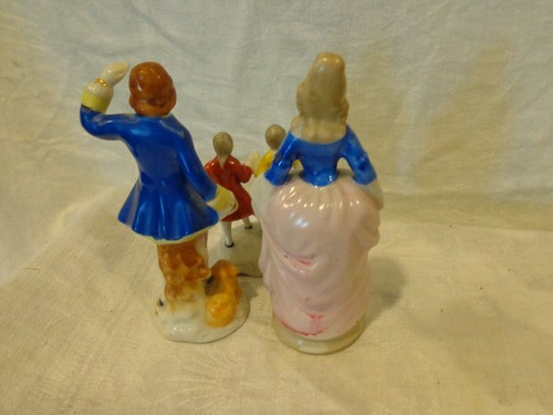 Lot of 6 Small Vintage Made in Japan & Occupied Japan Colonial Style Figurines - Picture 8 of 12
