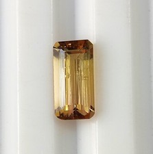 1.00 Carat Natural Tourmaline Emerald Cut Faceted Untreated Loose Stone 8X4 mm