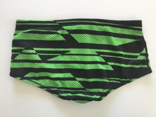 Nike Swim Drag Shorts Swimsuit Trunks TESS0031 366 Black Green Size 30 - Picture 2 of 6