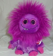 Lola 10" medium TY Beanie Frizzys pink shaggy monster MWMT new in orig bag 37529