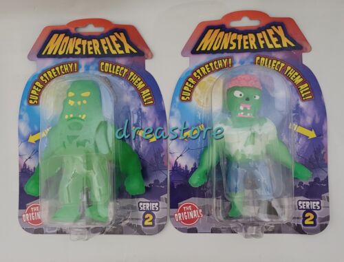 The Originals Monster Flex Super Strechy SLIME MONSTER & ZOMBIE Glow In The Dark