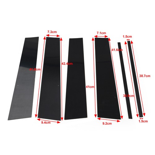 Pillar Posts Set Door Window Cover Trim Kit For Ford Explorer 2020-2023 6pcs - Foto 2 di 10
