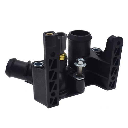 NEW THERMOSTAT COOLANT FLANGE W/ SENSOR FOR FORD FOCUS C-MAX FIESTA 7M5G8K556AC - Picture 3 of 11