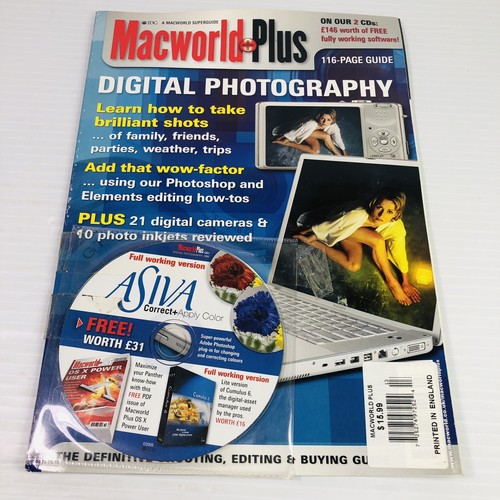 10 lot Photoshop and Photography Magazines 2004-5 & 2008 - Printed in England - Picture 8 of 11