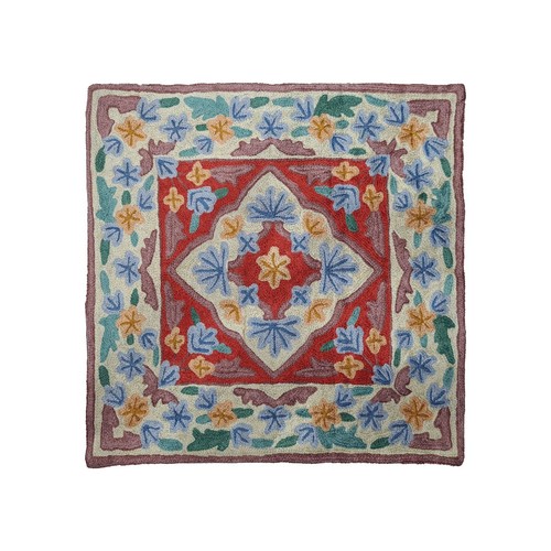 Handmade cushion covers 40x40 cms, Cushion case for sofa , Floral - Picture 2 of 3