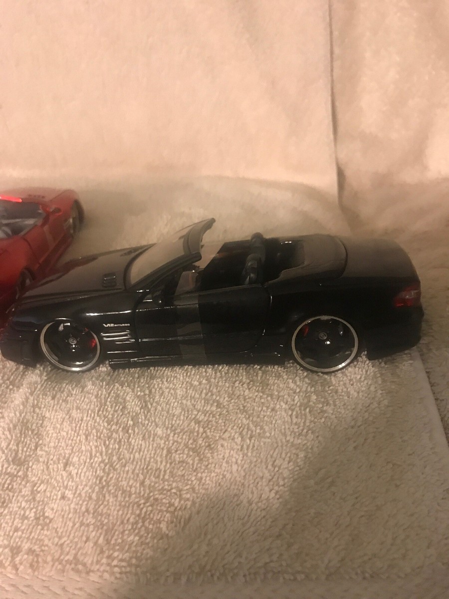 LOT OF 4 JADA DUB CITY EURO-SPEC MERCEDES BENZ SL65 AMG 1:24