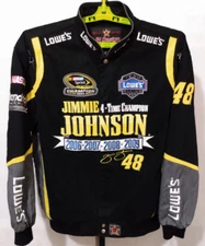 RARE Embroidered 4-Time Champ Jimmie Johnson JH Design Nascar Jacket Size XL