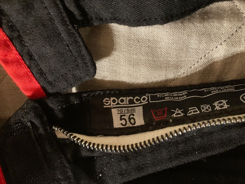 Sparco Hocotex Victory RS-4 race suit SFI 3-2A/5 56 New Display suit only - Picture 8 of 8