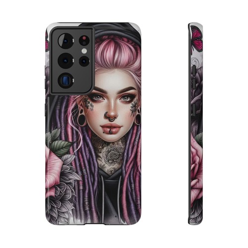 Artistic Impact-Resistant Phone Case, Unique Phone Cover, Gift for Her, - 第 46/47 張圖片