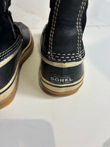 Sorel Mujeres Joan Of Arctic Tejido Invierno Botas Impermeables Negras Talla 7 - Imagen 15 de 17