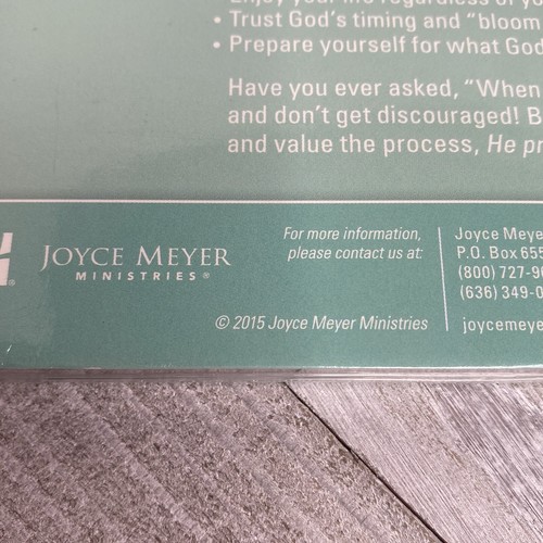 Inheriting The Promises CD Lernen, Gottes perfektem Plan zu vertrauen von Joyce Meyer - Bild 4 von 7