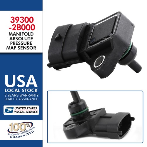 MAP Sensor Replacement - Part #39300-2B000, Compatible With Hyundai & Kia Models (Accent, Sonata, Tucson, Optima, Soul, Etc.)