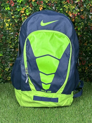 Nike max air backpack blue and green Clearance