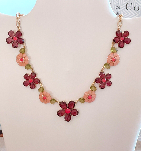 Kate Spade “In Full Bloom” Collar Necklace, Multicolor, NWT - Picture 2 of 15