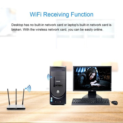 Mt7601 Transmitter IPTV Wireless Network Card WiFi USB Wireless - Picture 3 of 7
